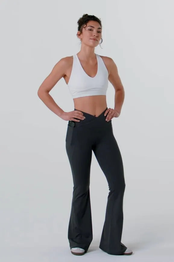 Oasis PureLuxe High-Waisted Crossover Flare