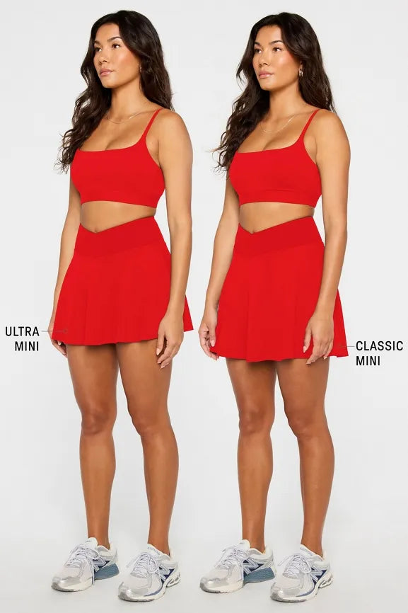 Crossover Flounce Skirt Ultra Mini