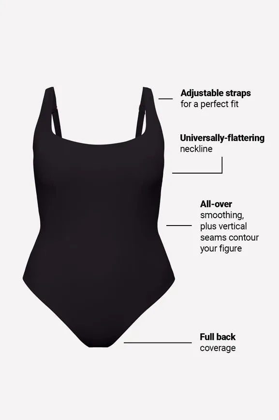 Shaping Swim Waist Cinching One Piece