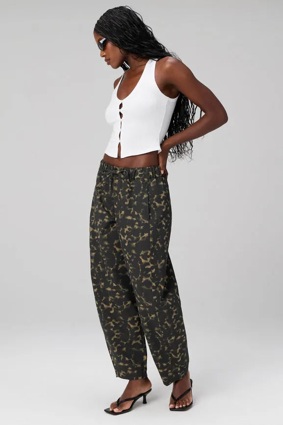 Modal Rib V-Neck Button Tank