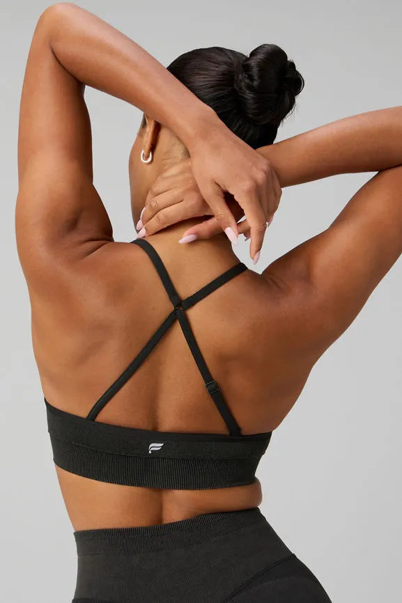 Seamless V-Neck Low Impact Bra