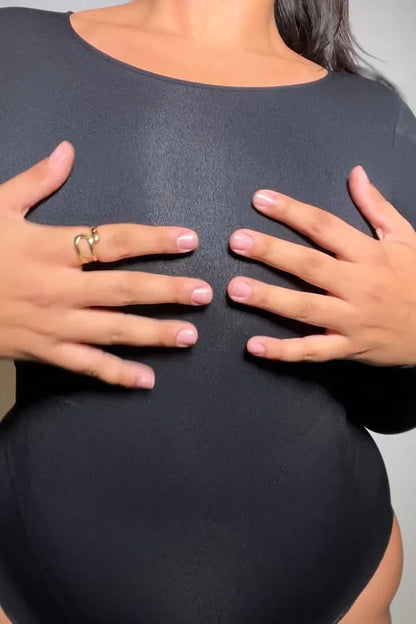 Nearly Naked Shapewear Long Sleeve Bodysuit
