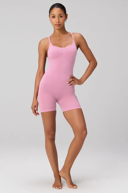Smooth As Hell Shaping Short Onesie