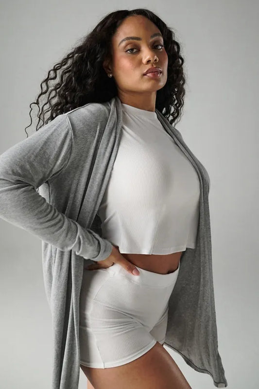 Soft Rib Cardigan