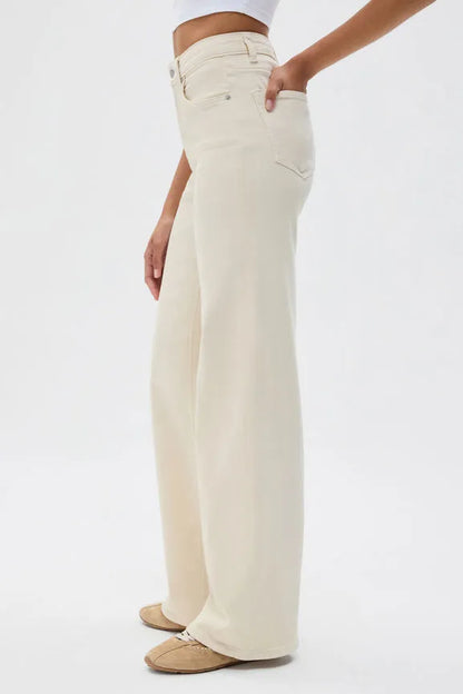 High Rise Wide Leg Jean