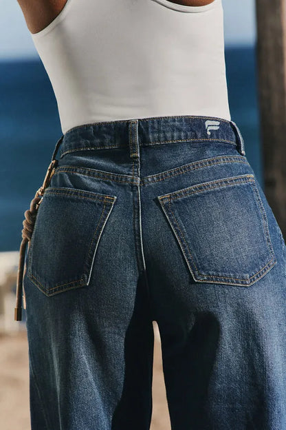 High Rise Barrel Jean