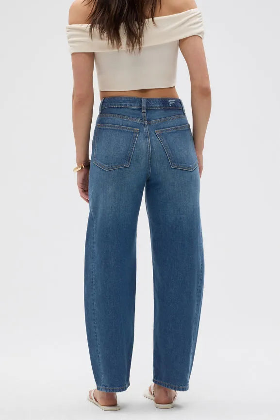 High Rise Barrel Jean