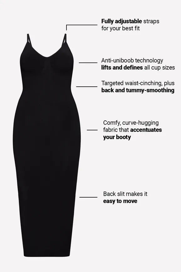 Smooth As Hell Shaping Maxi Dress