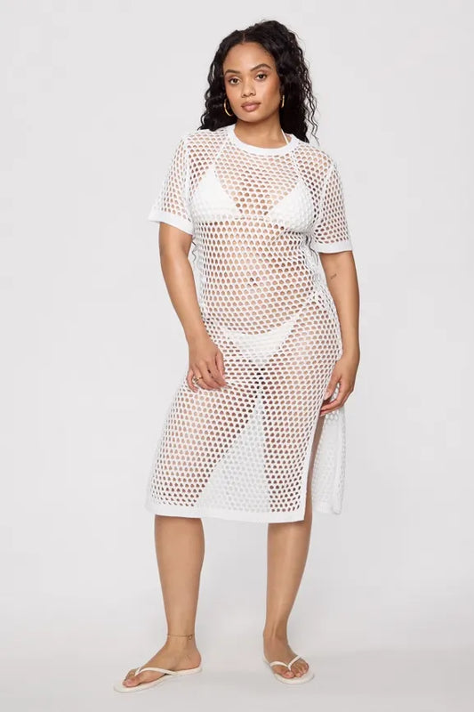 Crochet Midi Dress