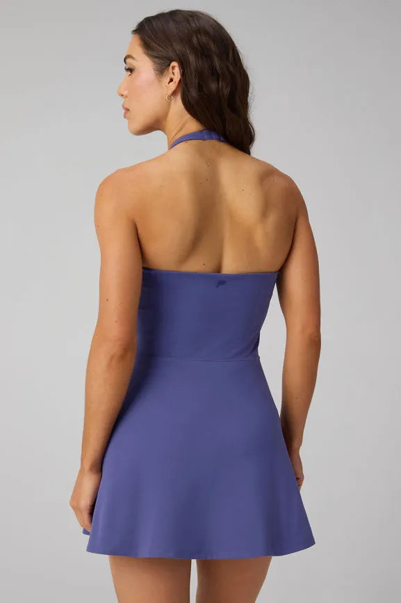 PureLuxe Halter Ultra Mini Dress