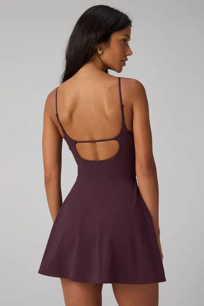 PureLuxe Ruched Classic Mini Dress