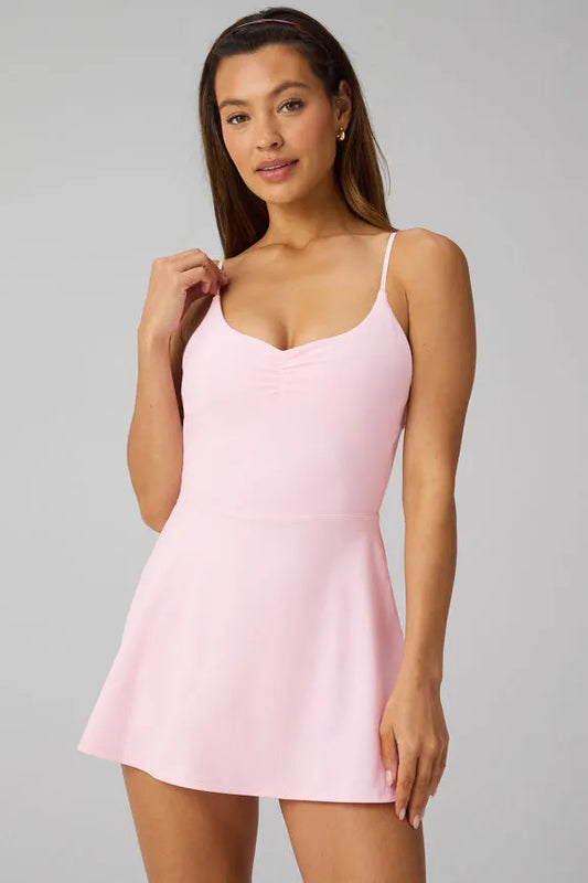 PureLuxe Ruched Ultra Mini Dress