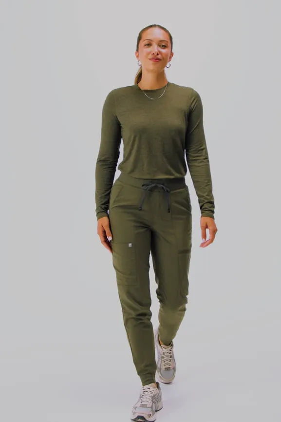Mid-Rise On-Call Scrub Jogger