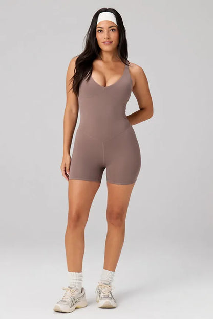 PureLuxe TLC Short Jumpsuit 4"