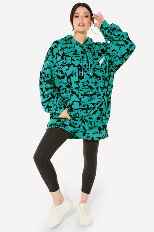 Major Label Oversized Hoodie