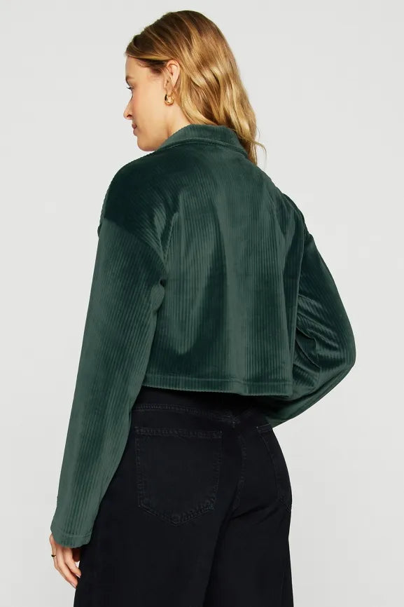 Plush Rib Half Zip Sweatshirt