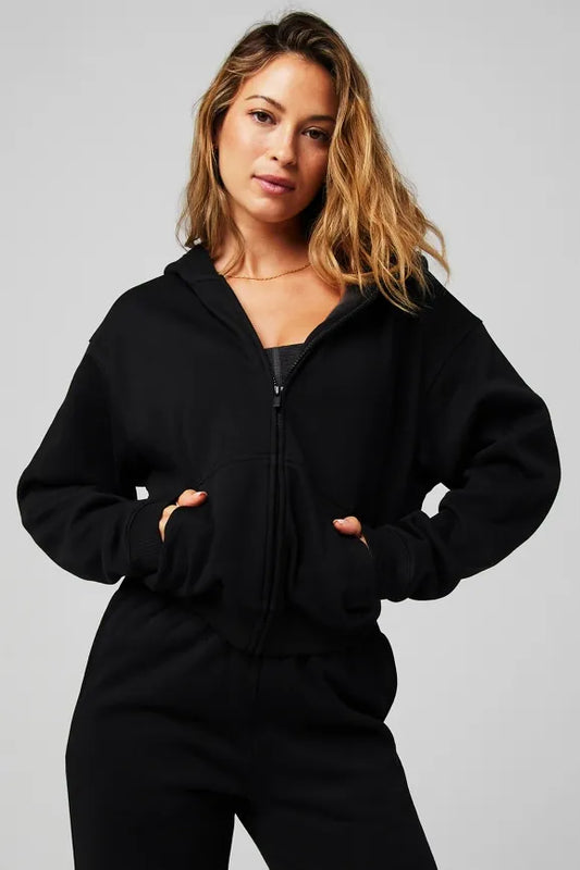 Cozy Fleece Full Zip Hoodie