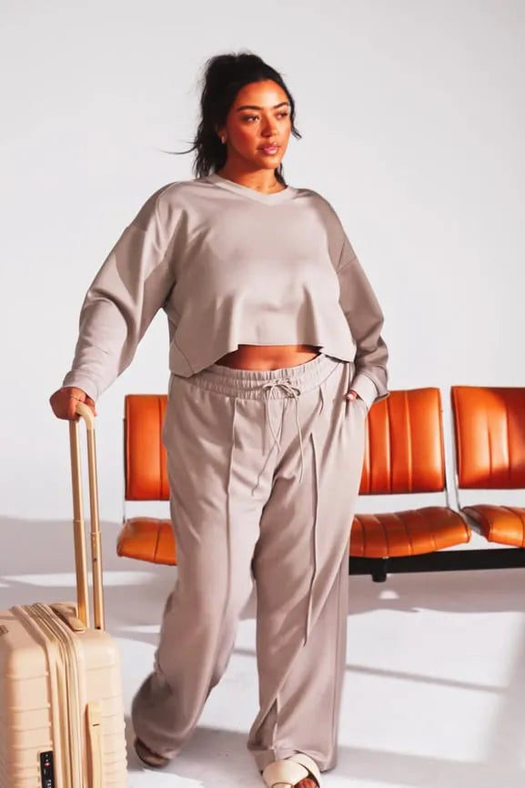 So Sleek Modal Cropped Sweatshirt