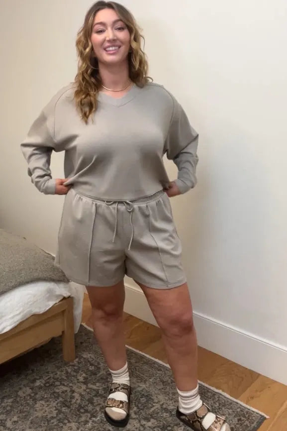 So Sleek Modal Cropped Sweatshirt