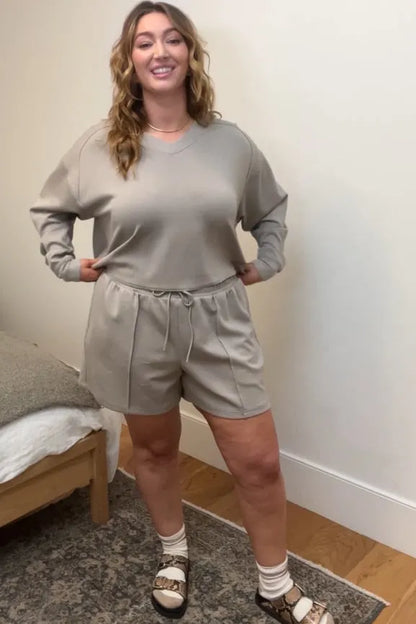 So Sleek Modal Cropped Sweatshirt