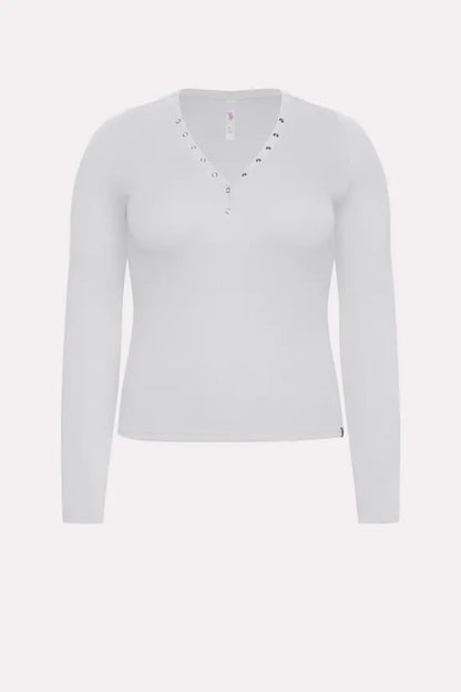 Soft Rib Long Sleeve Henley