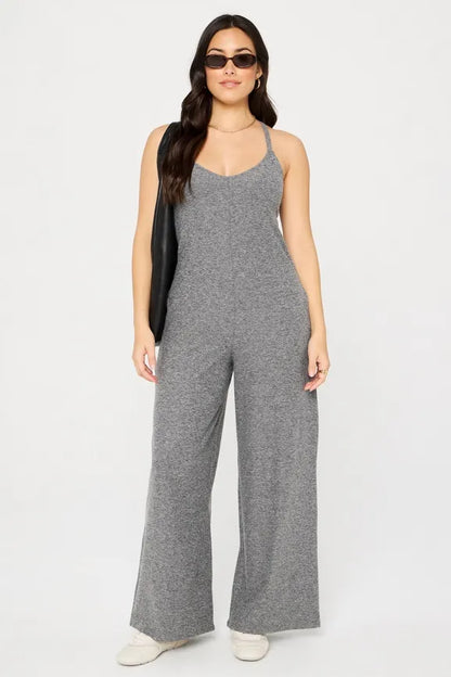 Cloud Jersey Wide Leg Onesie