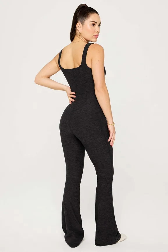 HeatherFlex Kick Flare Jumpsuit