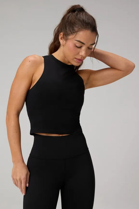 Feather Tech+ Racerback Cropped Tank