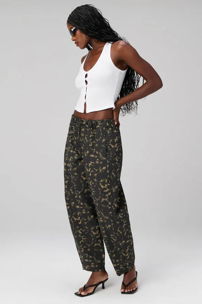 Modal Rib V-Neck Button Tank